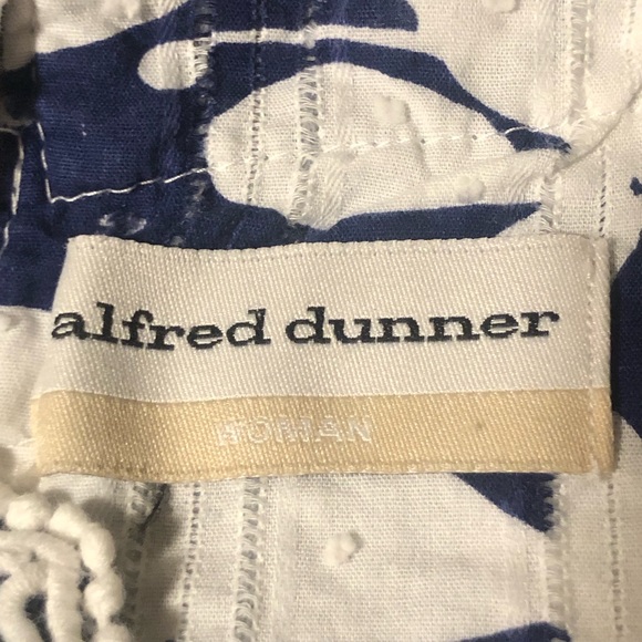 Womens Plus Size Navy and White Floral Tunic Top With Lace Trim size 20W - Picture 5 of 9